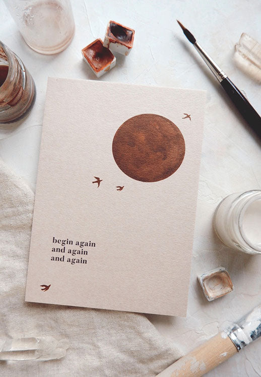 Begin Again Card – the stories