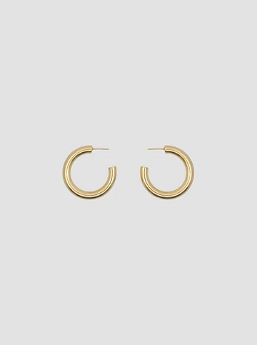 The Big Hoops Round in Gold