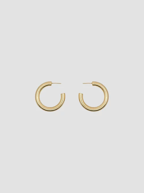 The Big Hoops Round in Gold