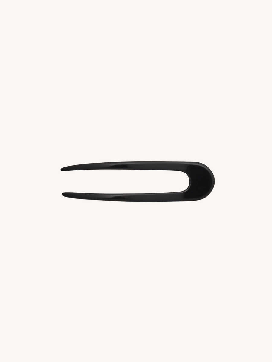 French Hair Pin in Black