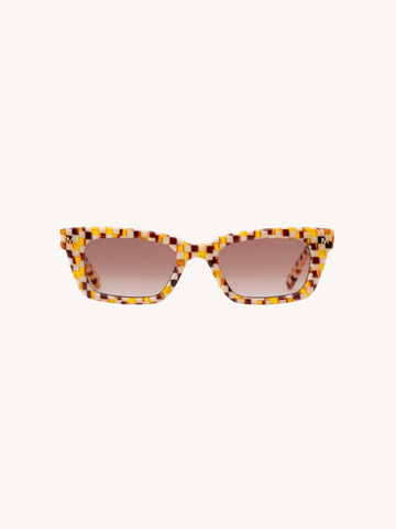 Ruby - Sunglasses in Tortoise Checker