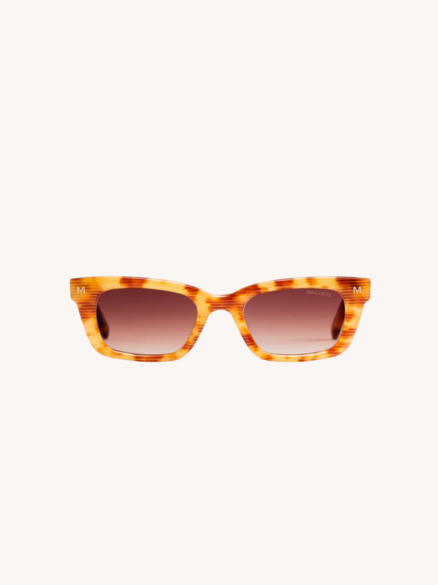 Ruby - Sunglasses in Light Tortoise Stripe