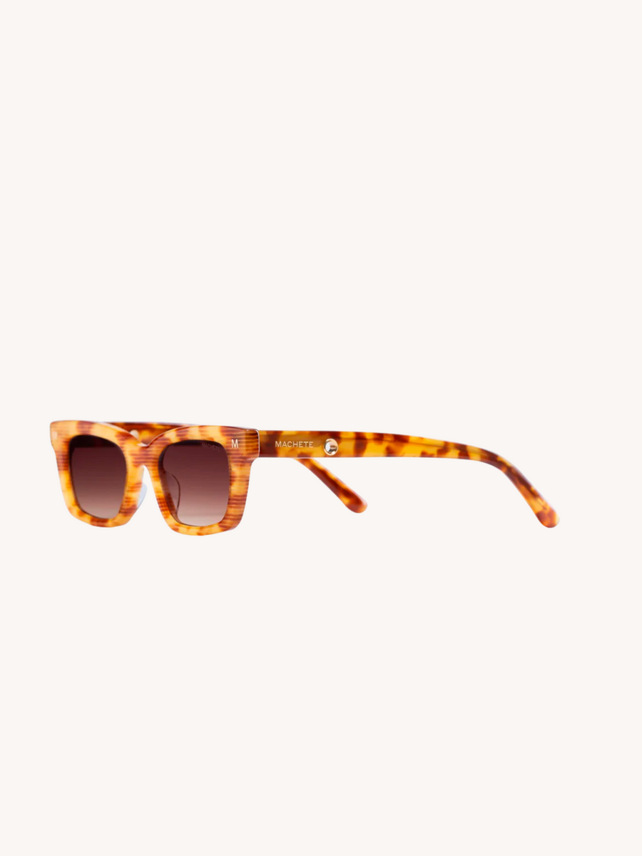 Ruby - Sunglasses in Light Tortoise Stripe