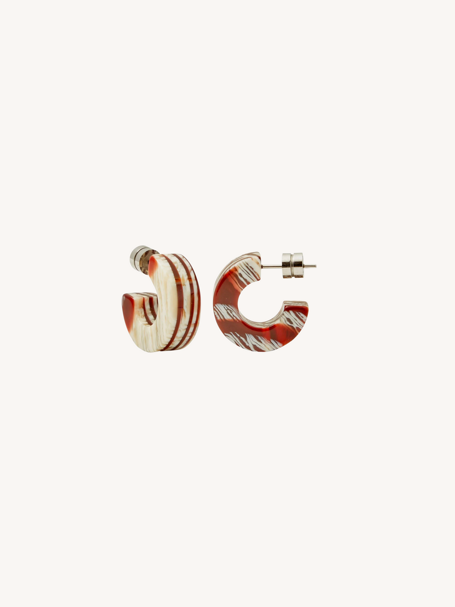 Muse Hoops in Canyon Brown
