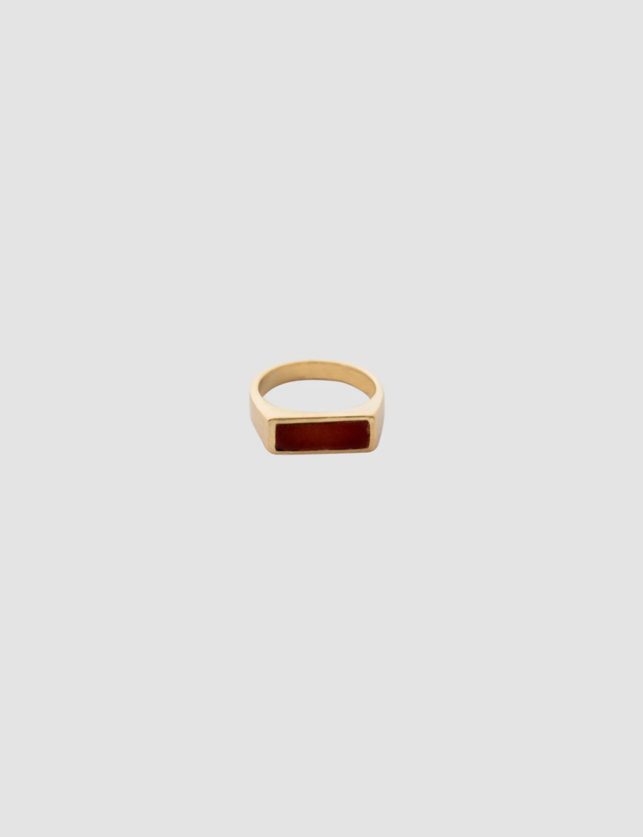 Cornelian Signet Ring in Gold