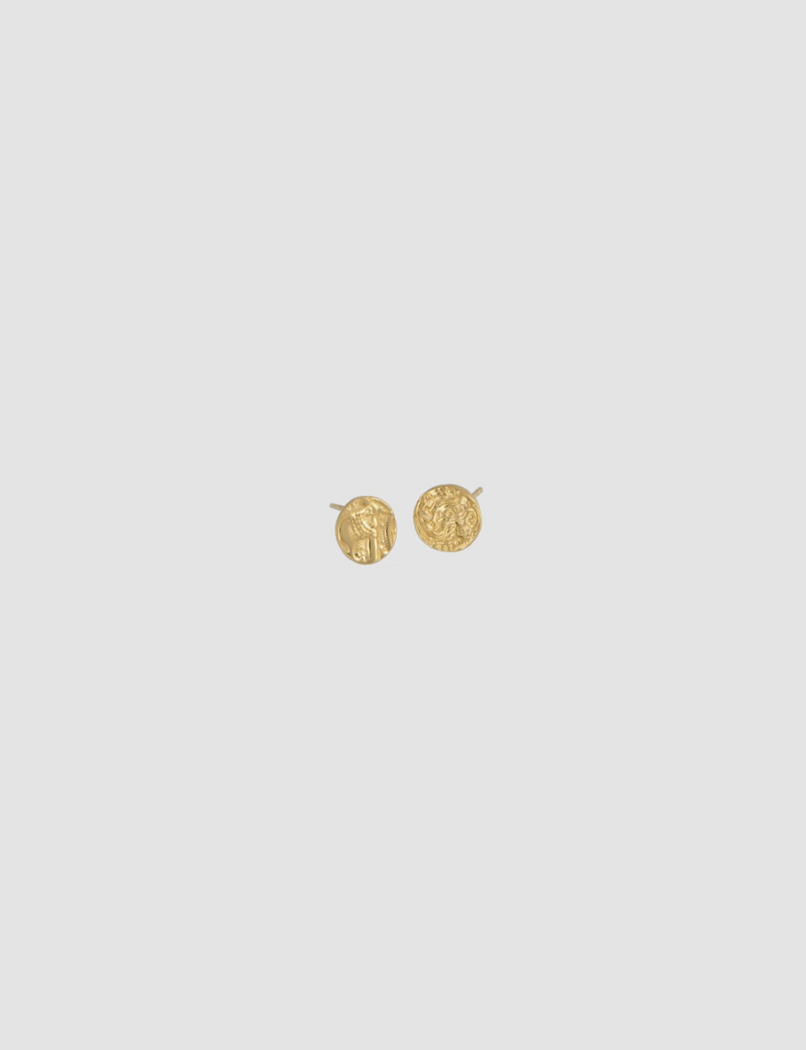 Coin Ear in Gold