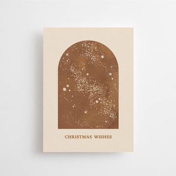 CHRISTMAS WISHES - POSTCARD -