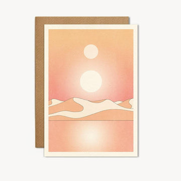 Dunes Print Card