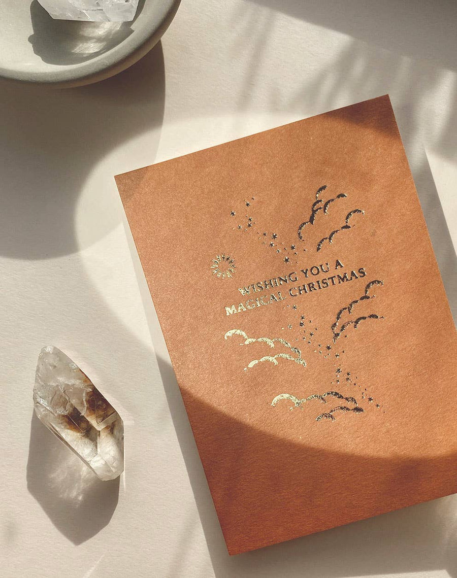 MAGICAL CHRISTMAS - RUST - POSTCARD - LIMITED GOLD EDITION