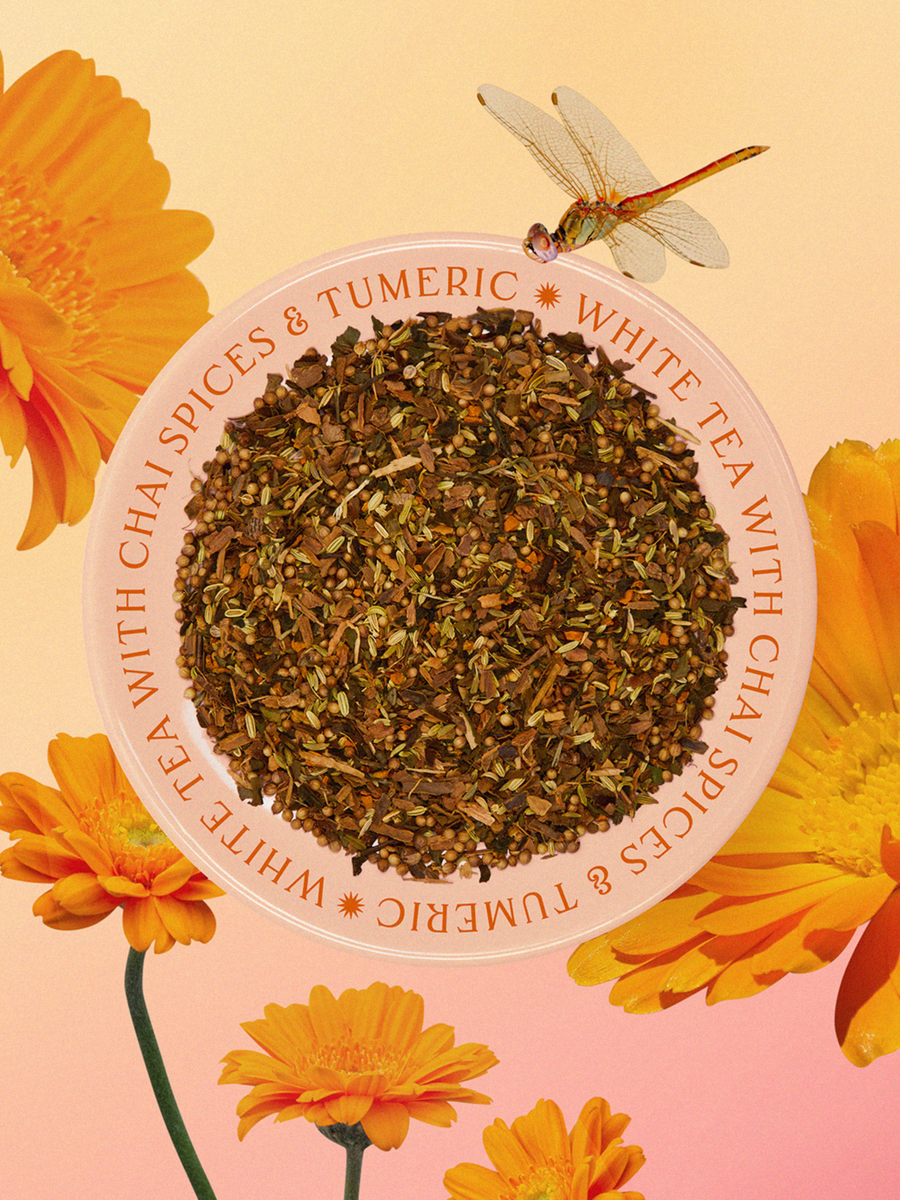 Ayurvedic Herbal Tea - Focus & Mental Clarity - White Chai & Turmeric
