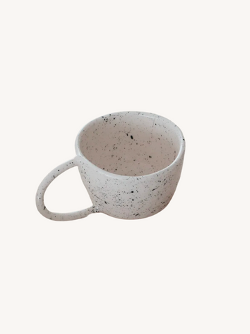Terra Handmade Ceramic Mug – Speckled White