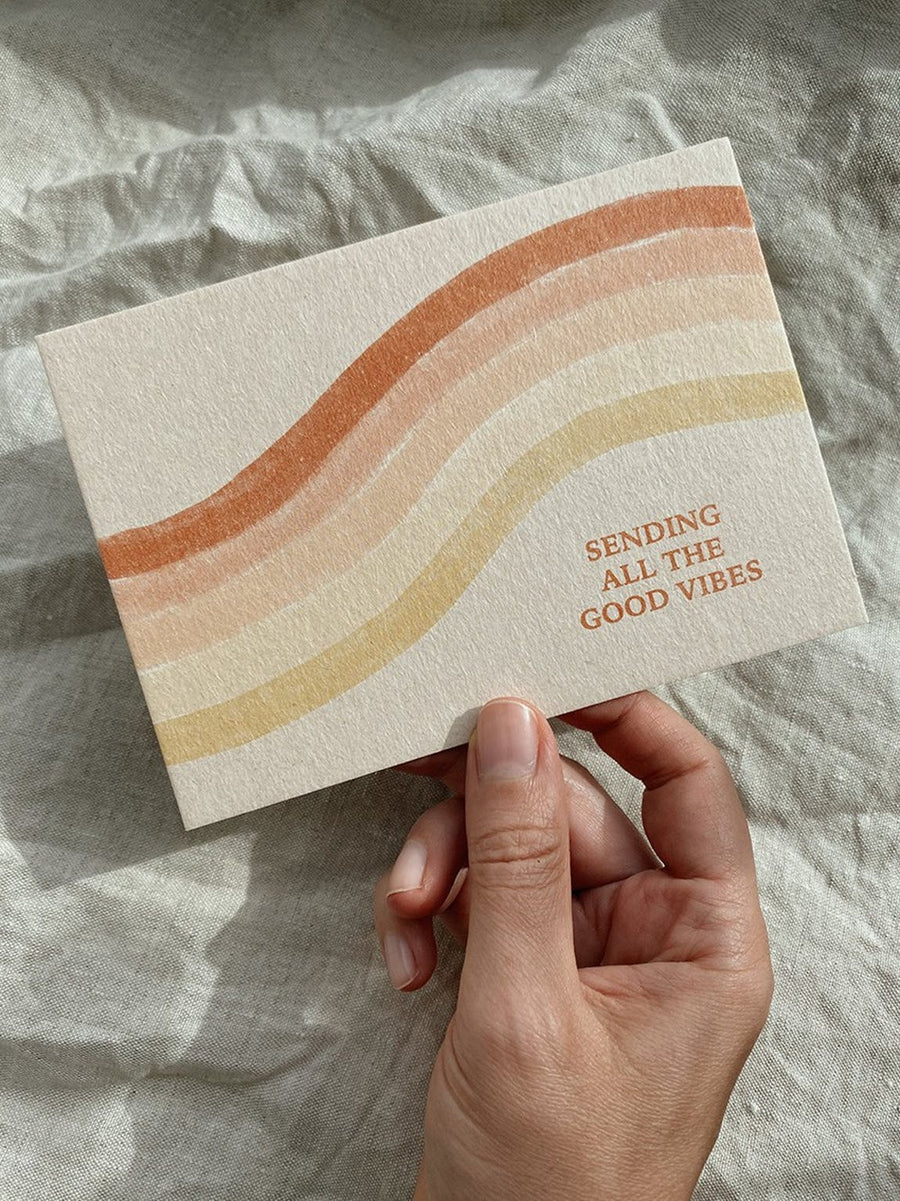 Sending All the Good Vibes Card