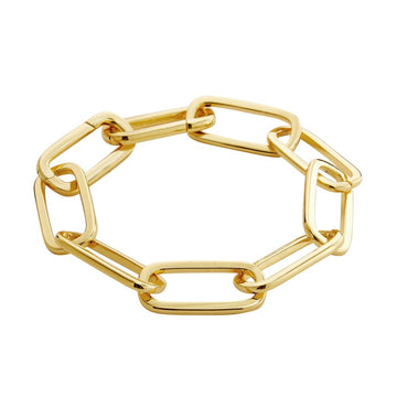 Grande Paperclip Bracelet in Gold