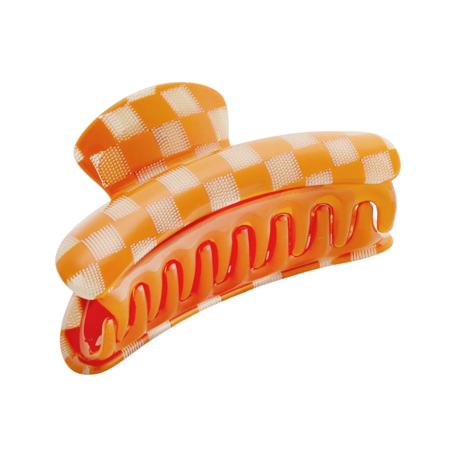 WP Grande Heirloom Claw in Orange Checker