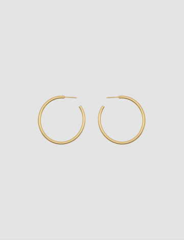 Hoop Earrings 3.5 in Gold