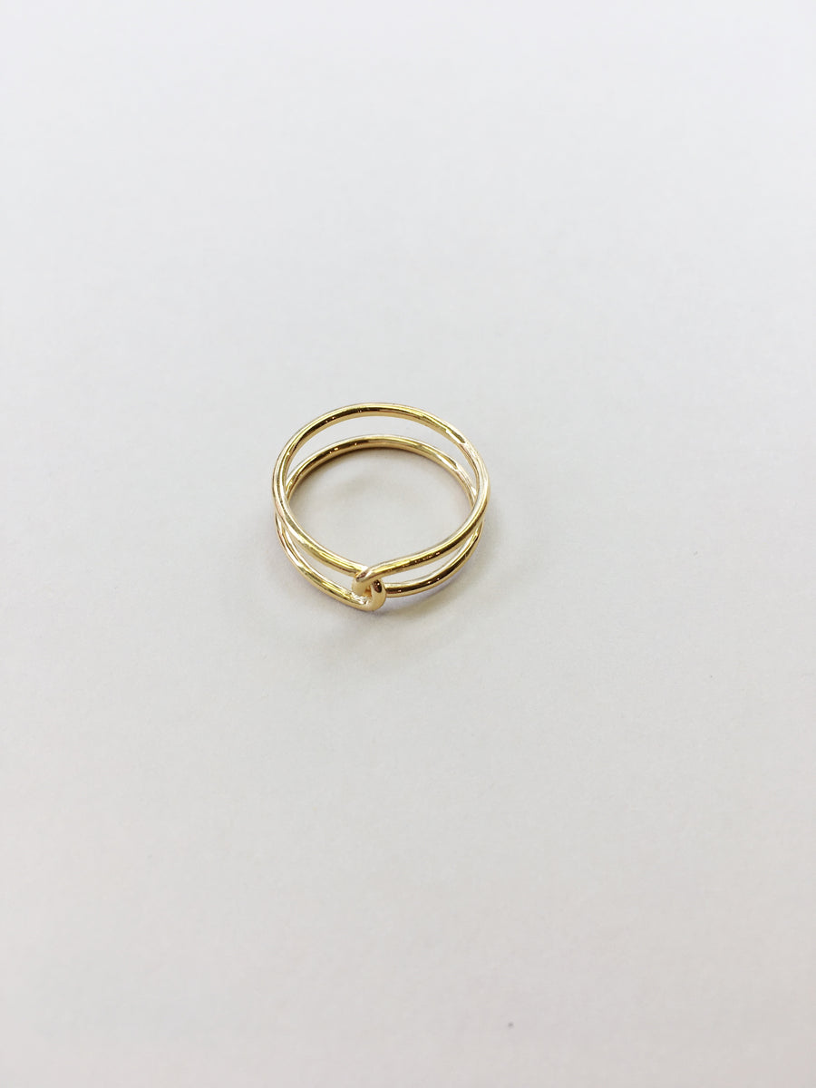 Loop Ring Thin in Gold