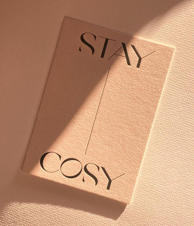 Postcard STAY COSY