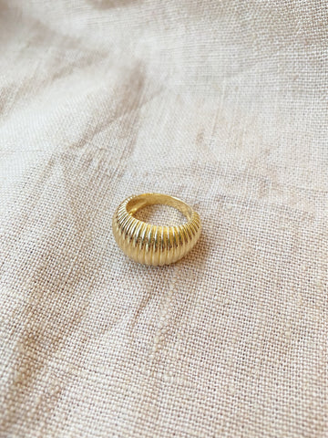 Savoy Dome Ring in Gold