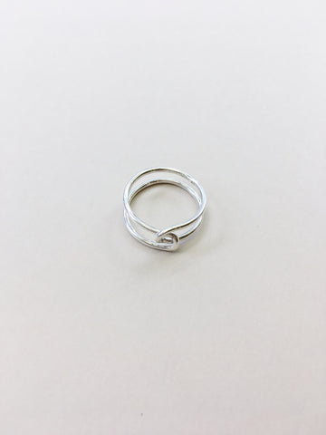 Loop Ring Thin in Silver