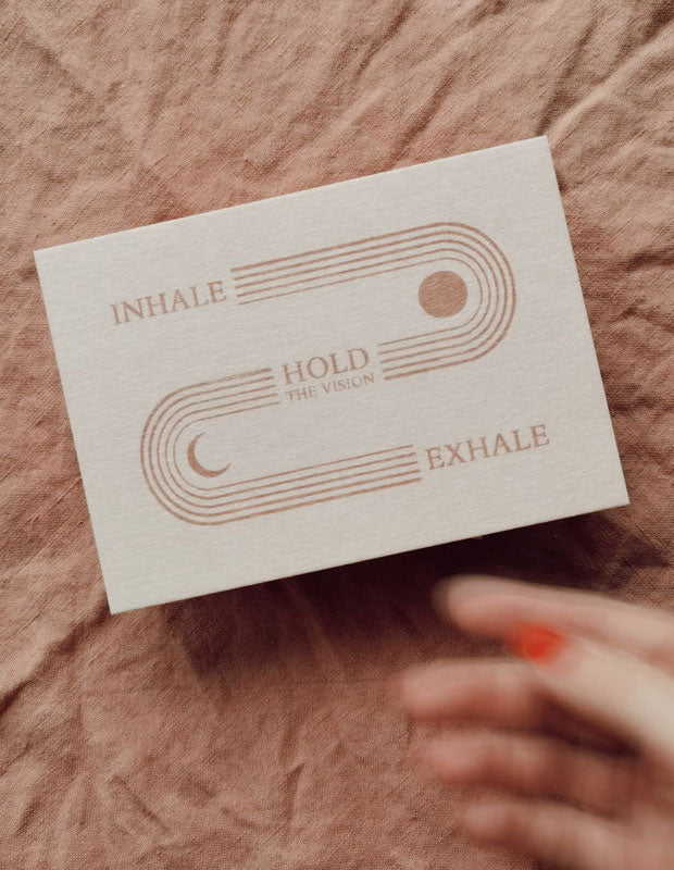 Inhale - Exhale Card