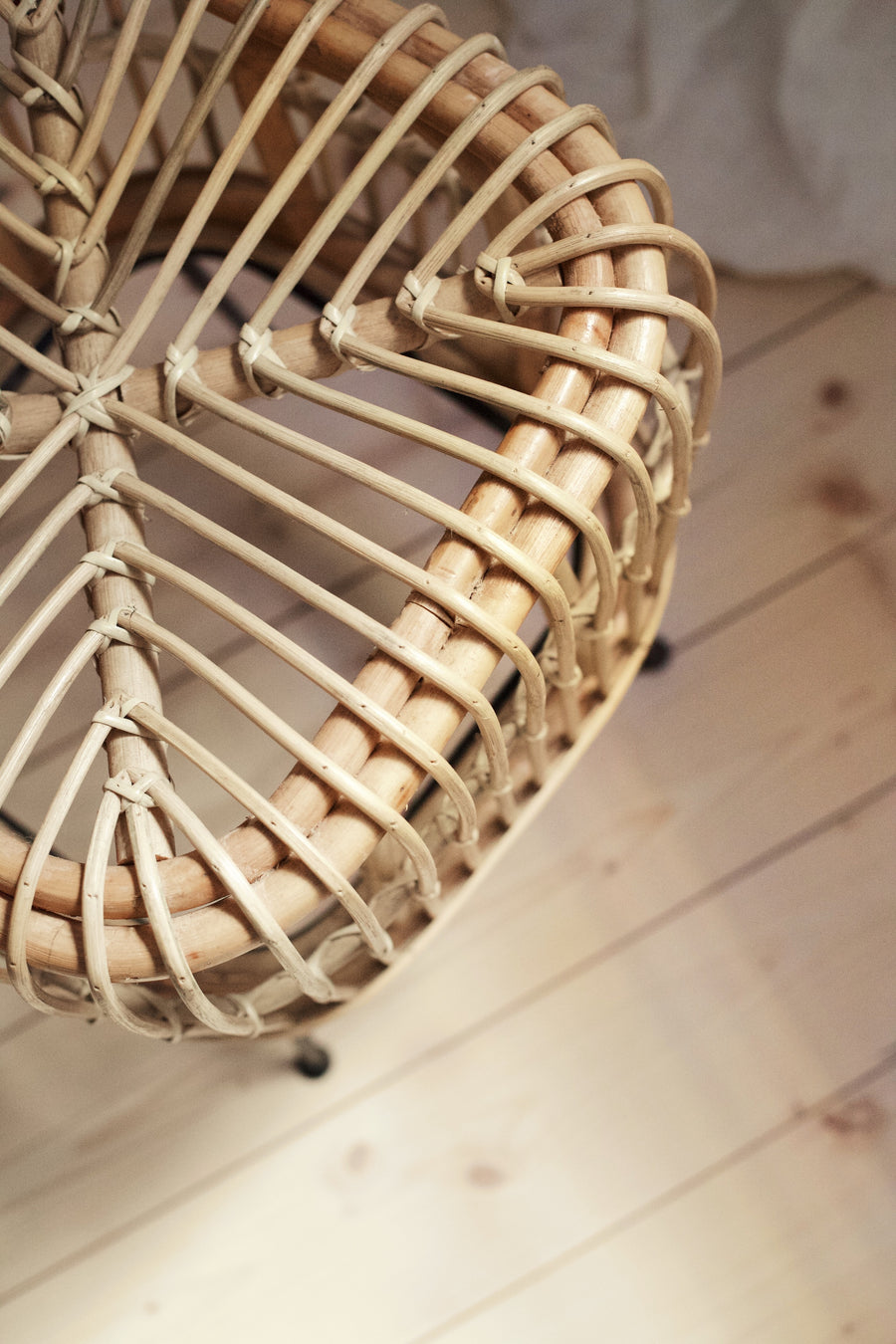 Rattan Stool Iron Frame