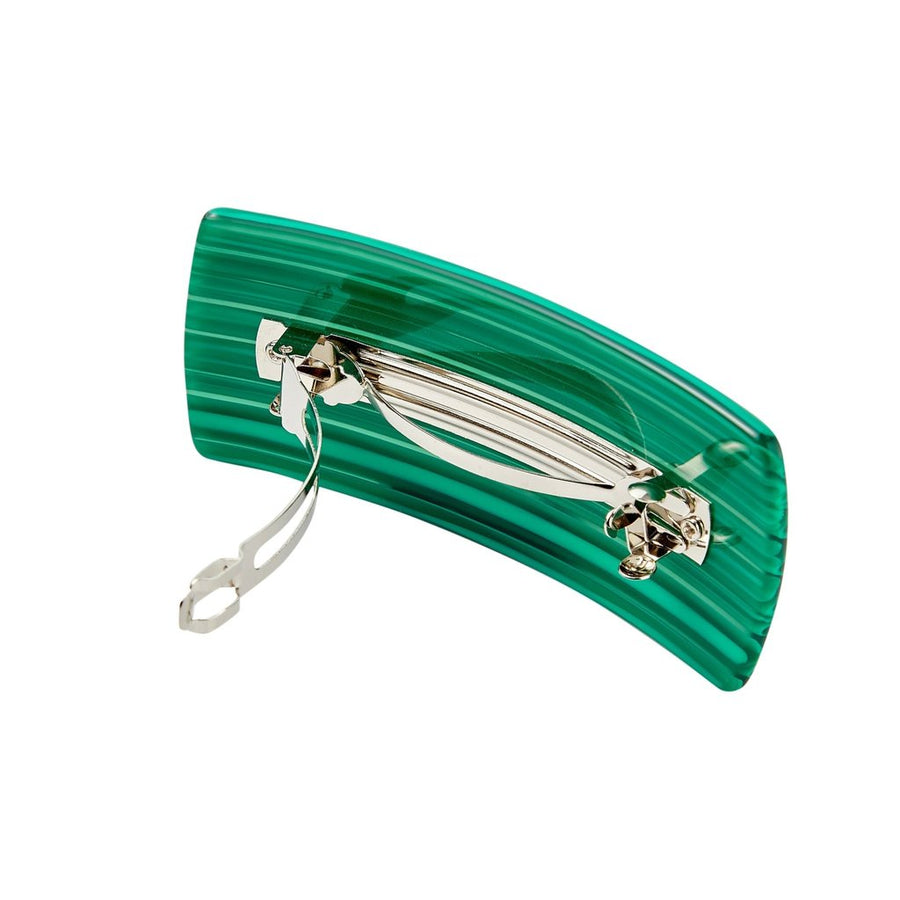 Jumbo Box Clip in Malachite