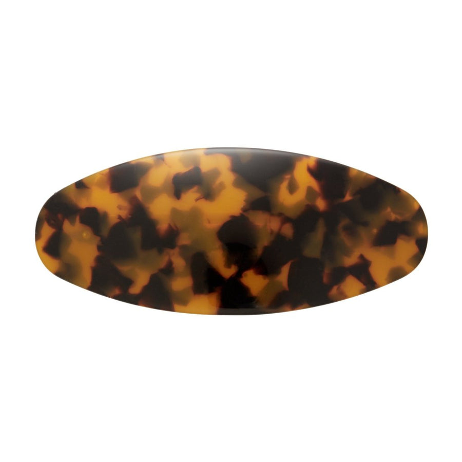 Jumbo Oval Clip in Classic Tortoise