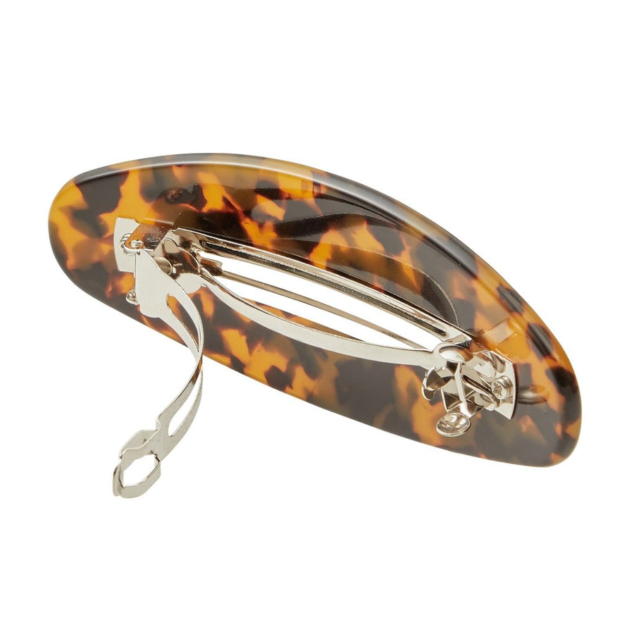 Jumbo Oval Clip in Classic Tortoise