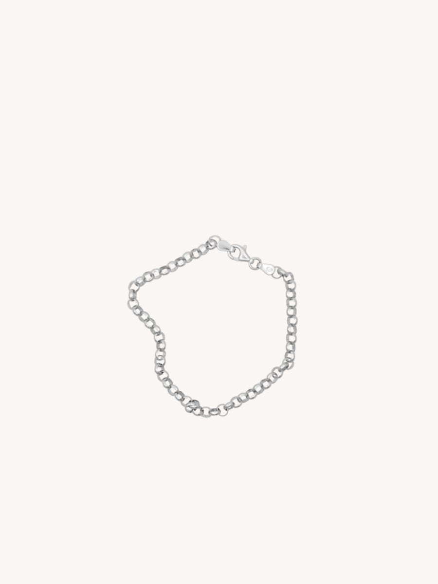 Cable Bracelet in Silver