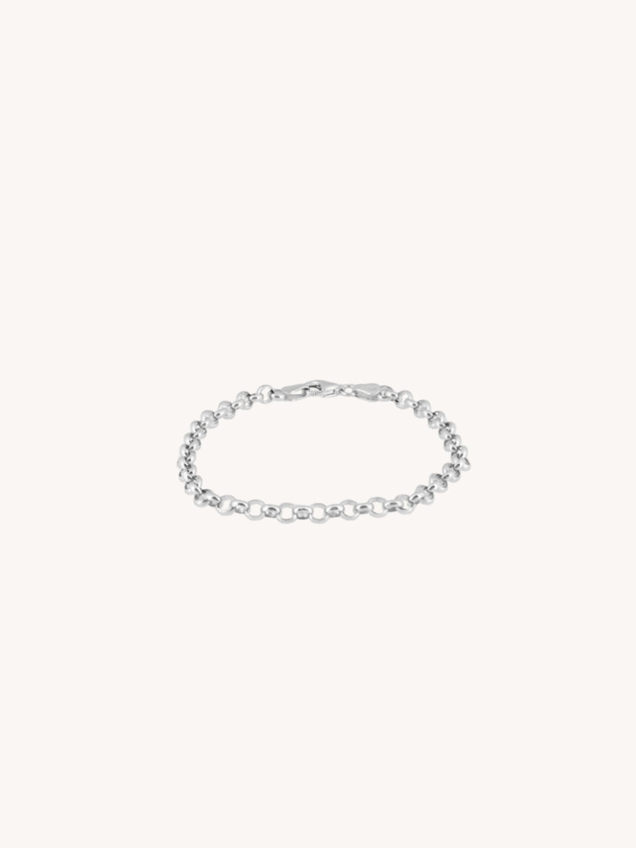 Cable Bracelet in Silver