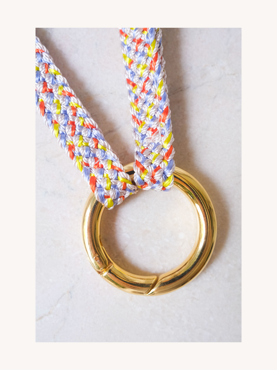 Keychain Band (no carabiner) - FATIMA - Cream Sprinkle