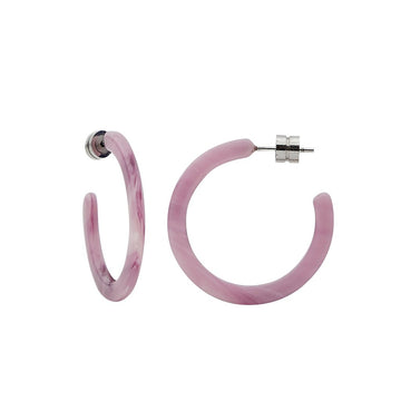 Mini Hoops in Orchid