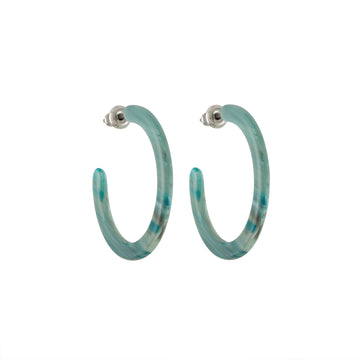 Mini Hoops in Jadeite Green