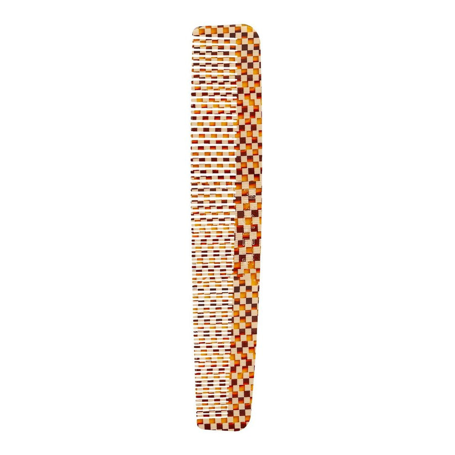 No. 1 Comb in Tortoise Checker