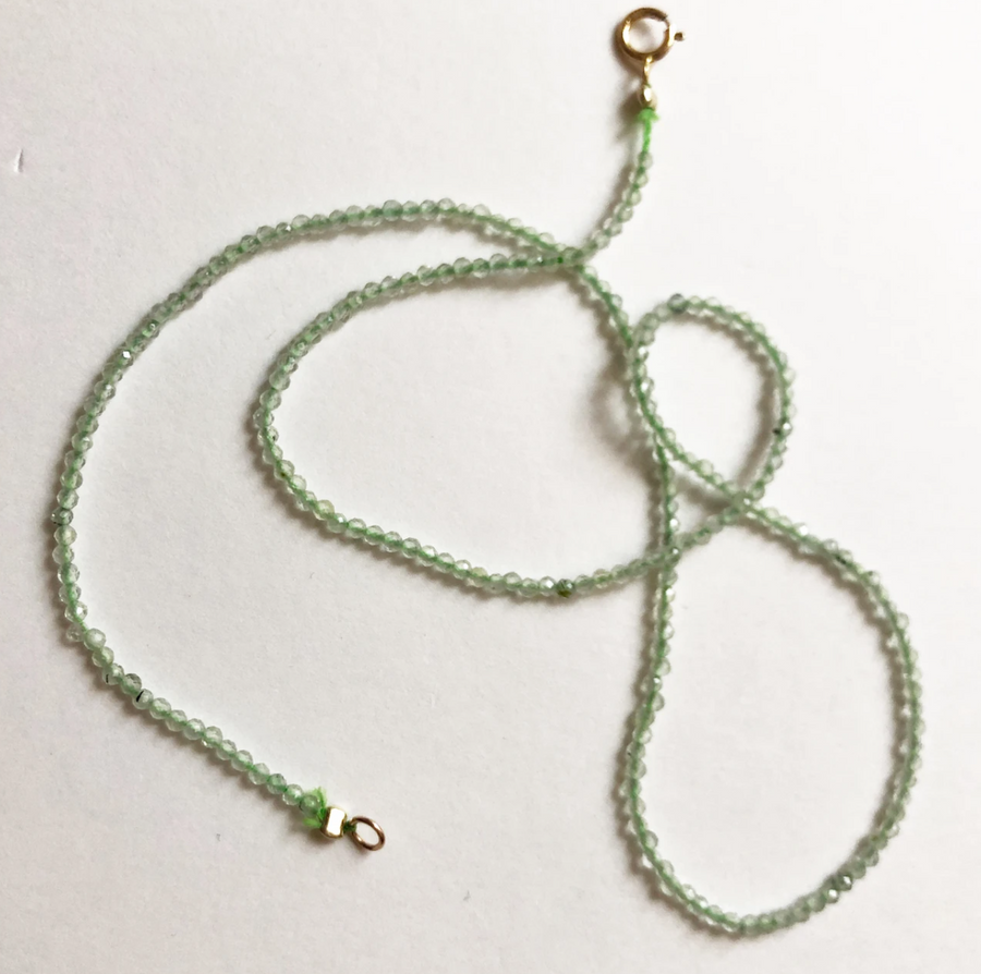 Green Prehnit Necklace