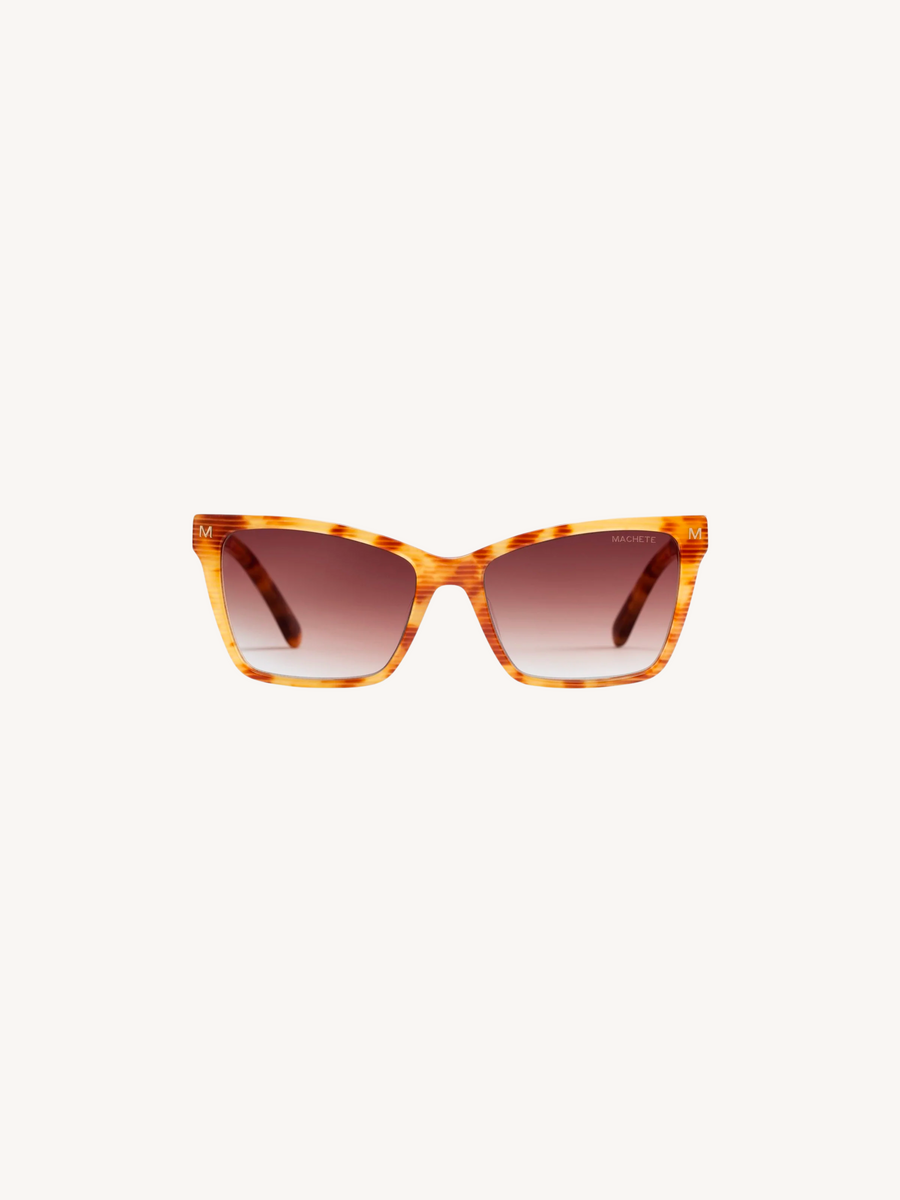 WP Sally - Sunglasses in Light Tortoise Stripe