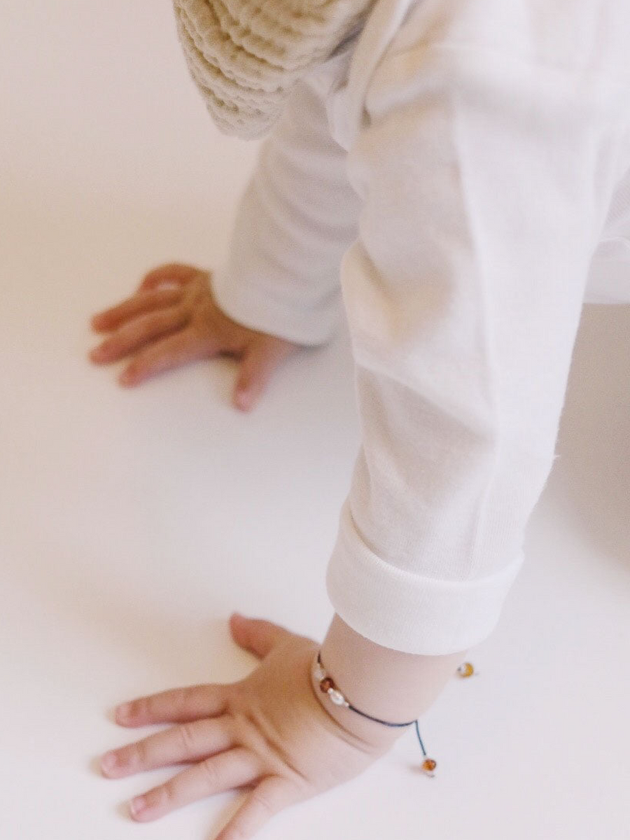 Amber Moon Baby Bracelet