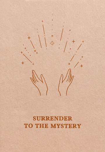 Mini Card Surrender To The Mystery