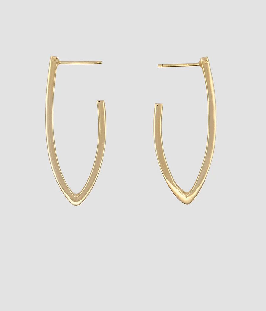 The Clip Earrings in Gold