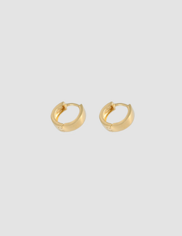 Wheel Earrings in Gold