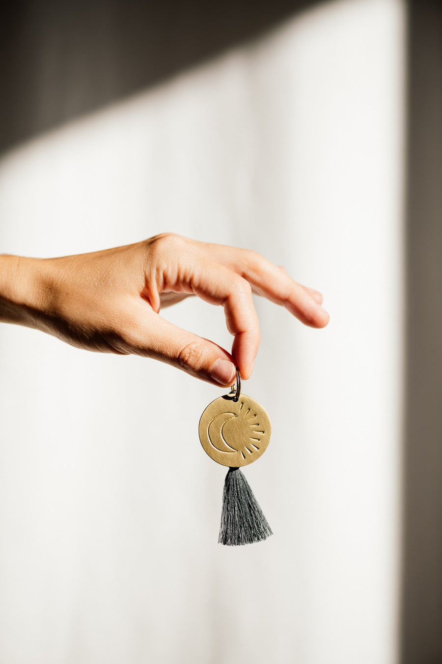 Keytag Moon in Gold